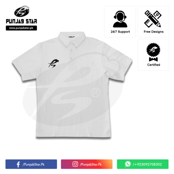 white piqué polo t-shirt for best quality