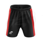 MEN'S SOCCER SHORT BLACK/RED