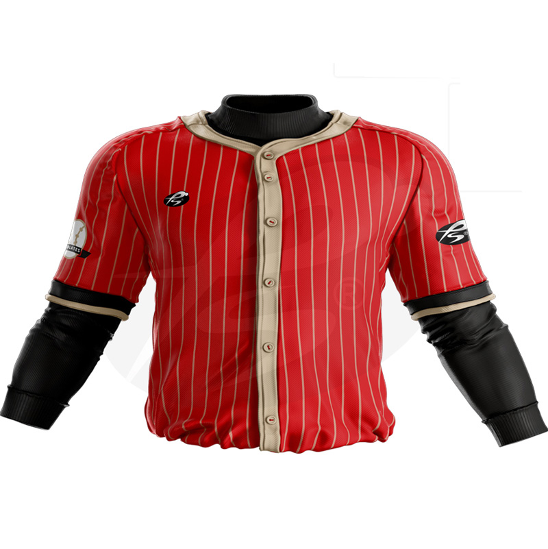 5 RED & BLACK LEAGUE JERSEY FOR MEN - Image 1