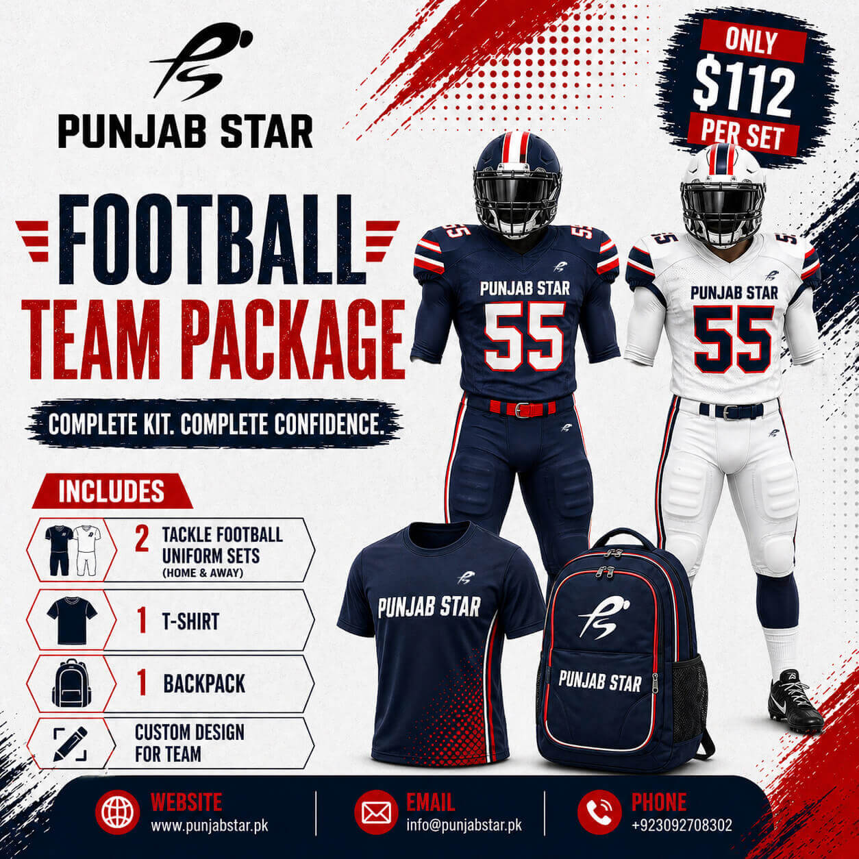 6-3.jpg American Football Team Package - Image 1