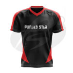 MEN'S FASHION T-SHIRT RED/BLACK