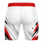 The Crimson Edge Grid Compression Shorts - Image 2