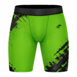 The Volt Fracture Electro-Marble Compression Shorts