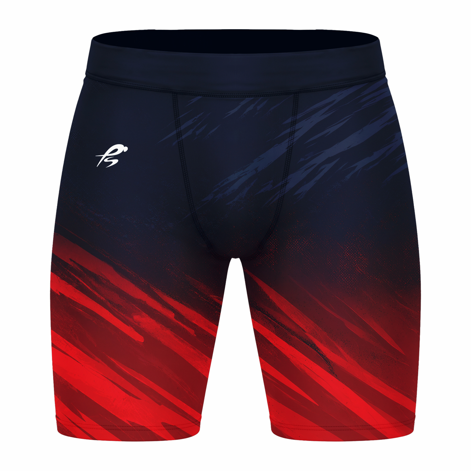 27 The Crimson Carnage Alpha Compression Shorts - Image 1