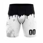 The Midnight Drip Hydro-Splatter Compression Shorts