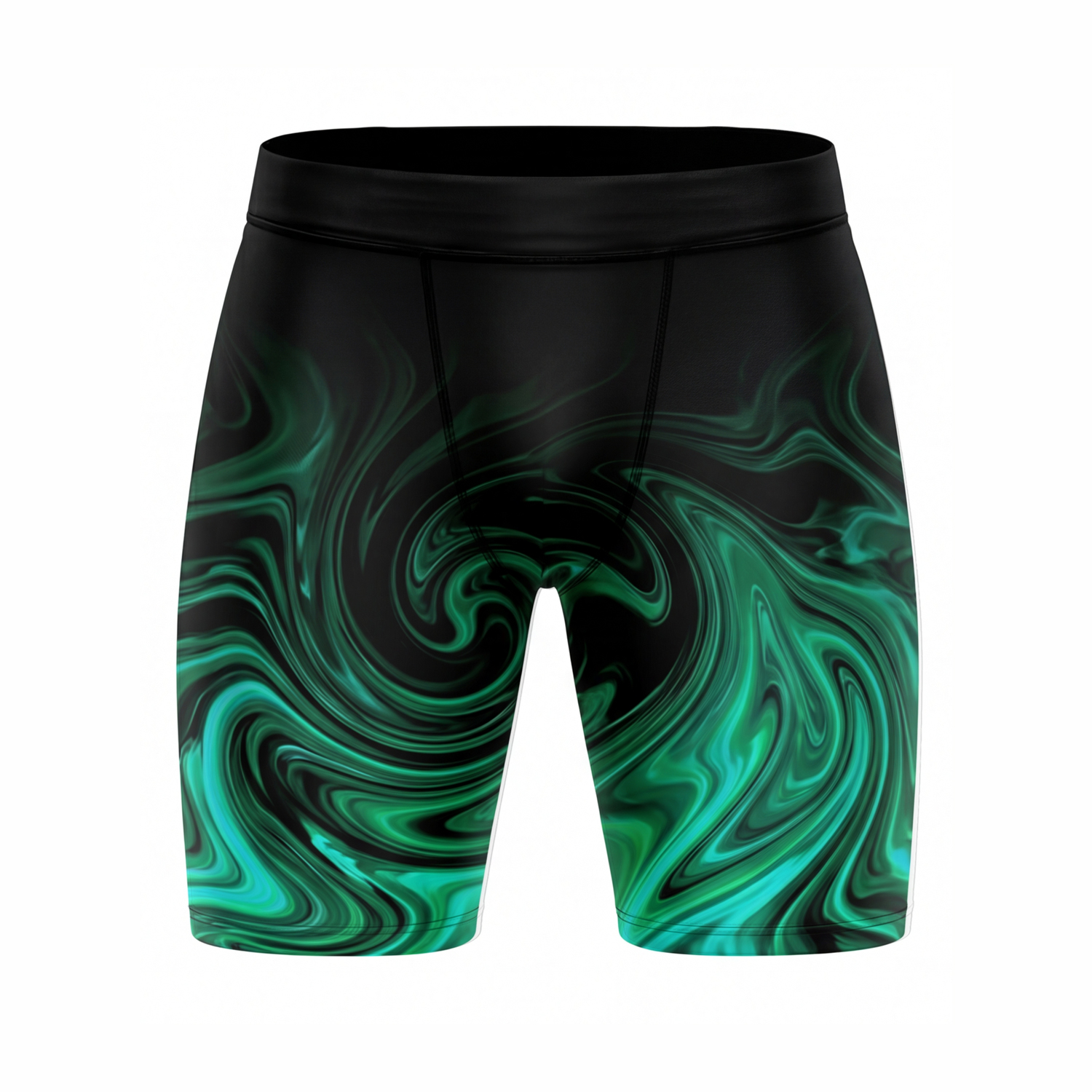 41 The Aurora Vortex Fluid Compression Shorts - Image 1