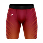 The Crimson Ignite Comet Compression Shorts