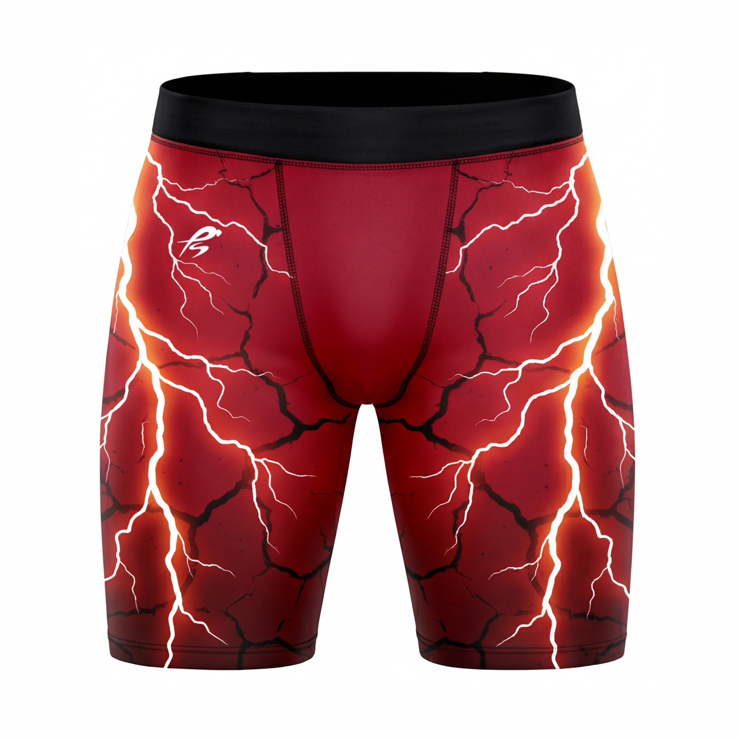 61 The Phantom Violet Inferno Compression Shorts - Image 1